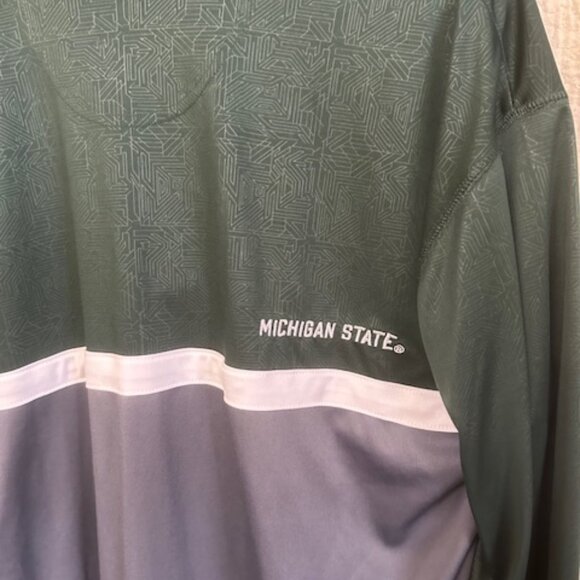 Michigan State Spartans Quarter-Zip Men's Large - Picture 3 of 5